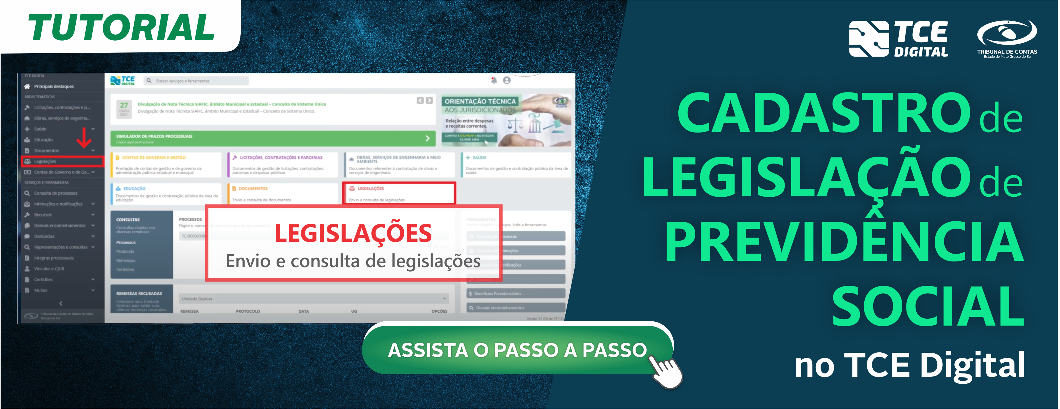 Tutorial CadLegis Previdência Social